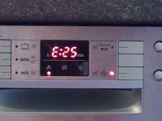 ошибка на посудомоенчной машине